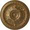 Ekena Millwork Oslo Ceiling Medallion (Fits Canopies up to 7 5/8"), Hand-Painted Pale Gold, 38 3/8"OD x 2 7/8"P CM38OSPAS - alternate 1